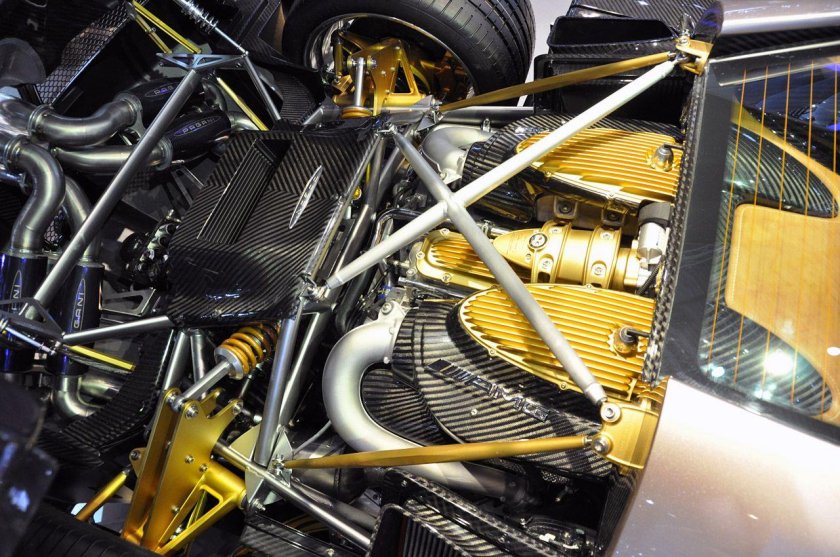 Pagani Huayra двигатель