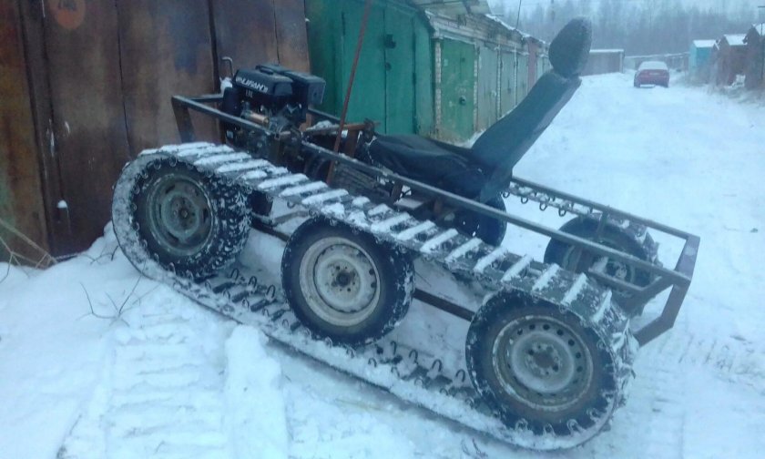 Гусеничный вездеход лайка
