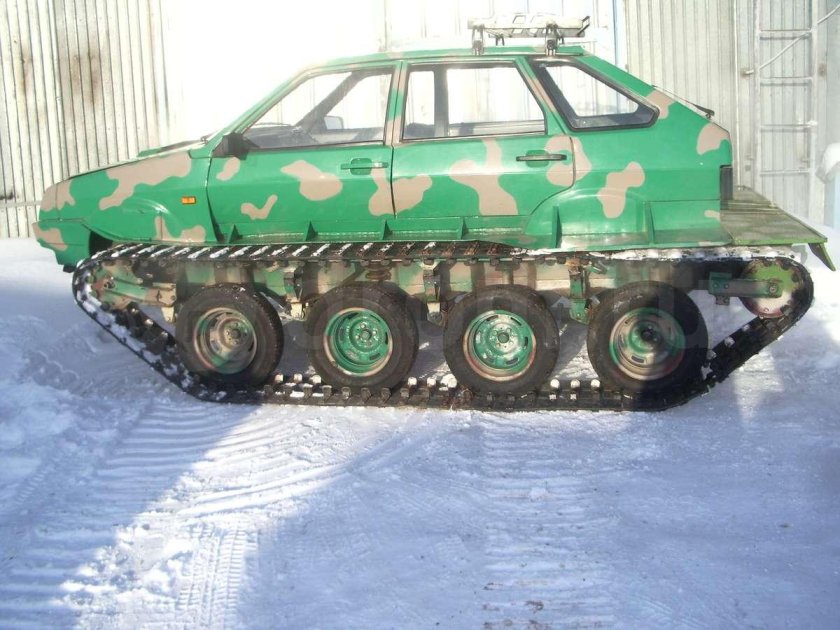 Вездеход гусеничный ВАЗ 2109