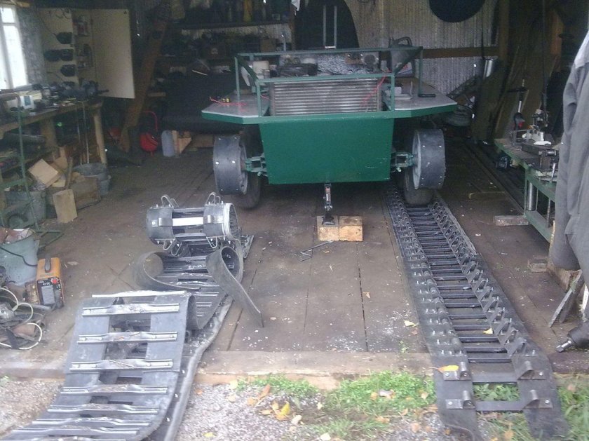 Гусеничный вездеход Борус чертежи