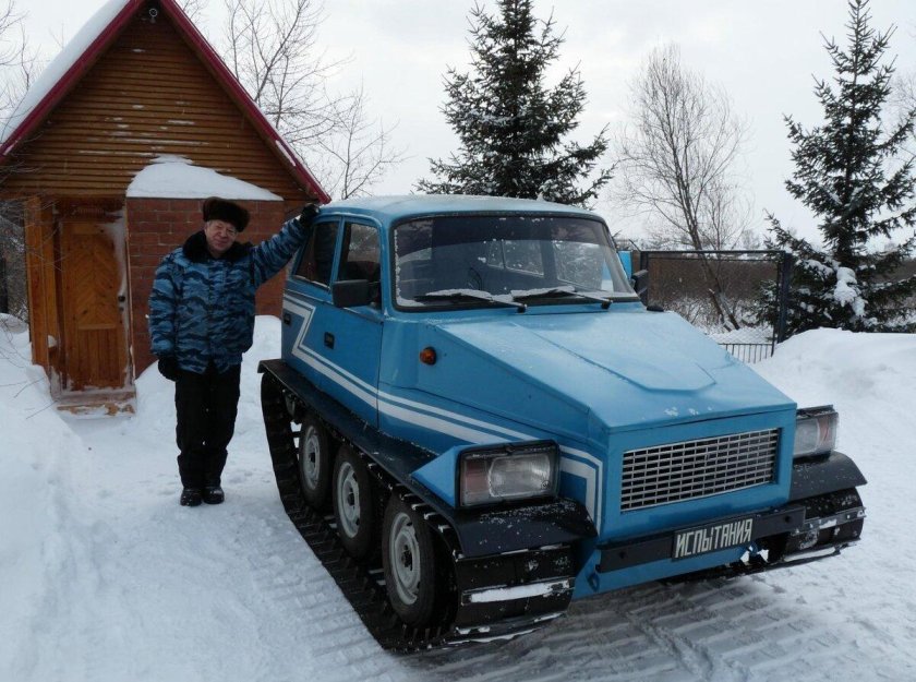 ВАЗ 2107 гусеничный вездеход
