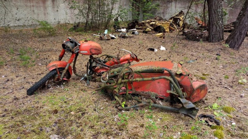 Мотоциклы в Чернобыле