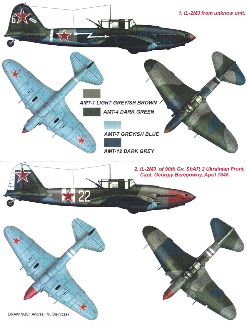 Ил-2 Штурмовик окраска самолета