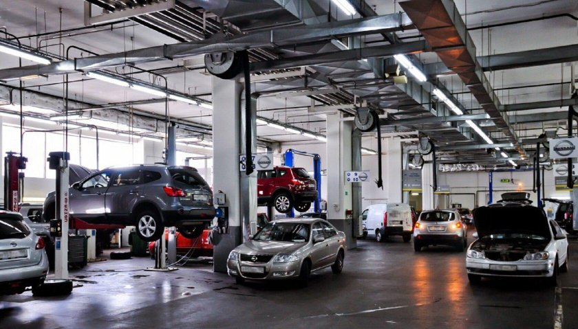 Станция техобслуживания автомобилей