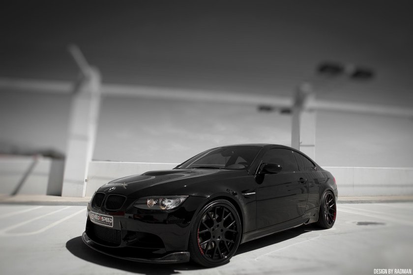 BMW e92 m 4k черная