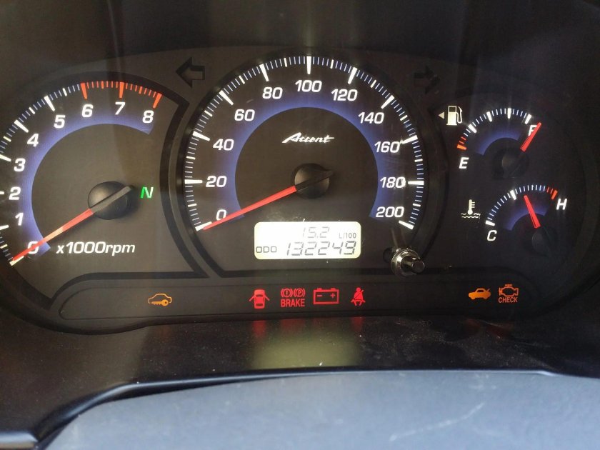 Приборная панель акцент ТАГАЗ