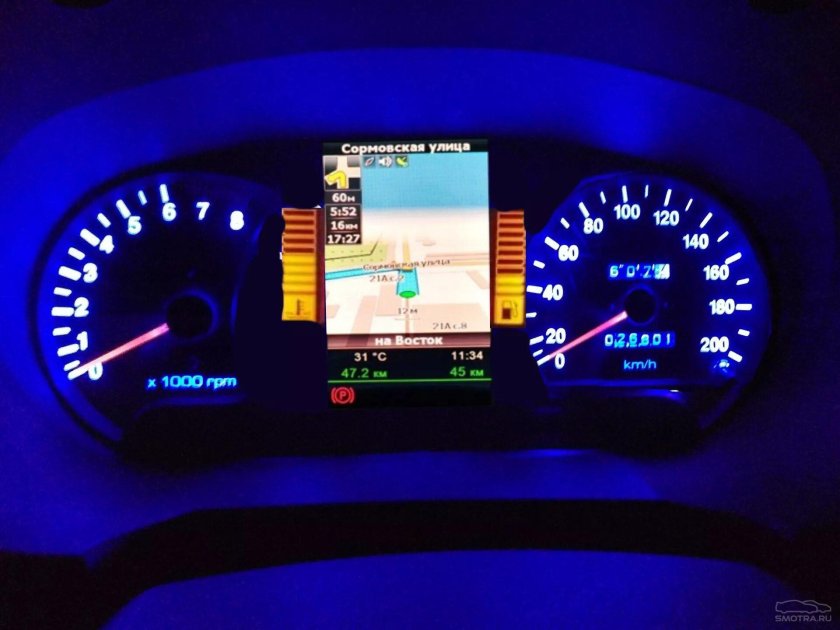Электронная панель приборов акцент ТАГАЗ