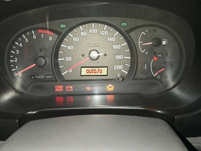 Хендай акцент 2003 приборка