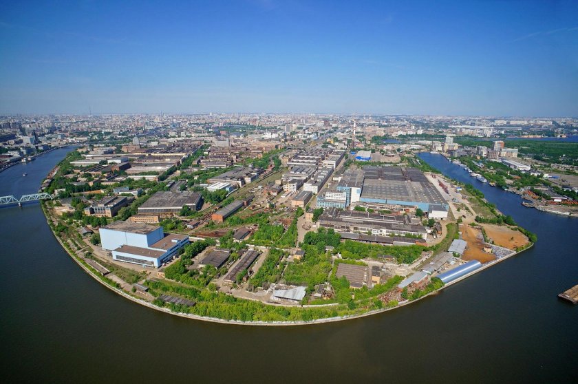 Территория завода ЗИЛ В Москве