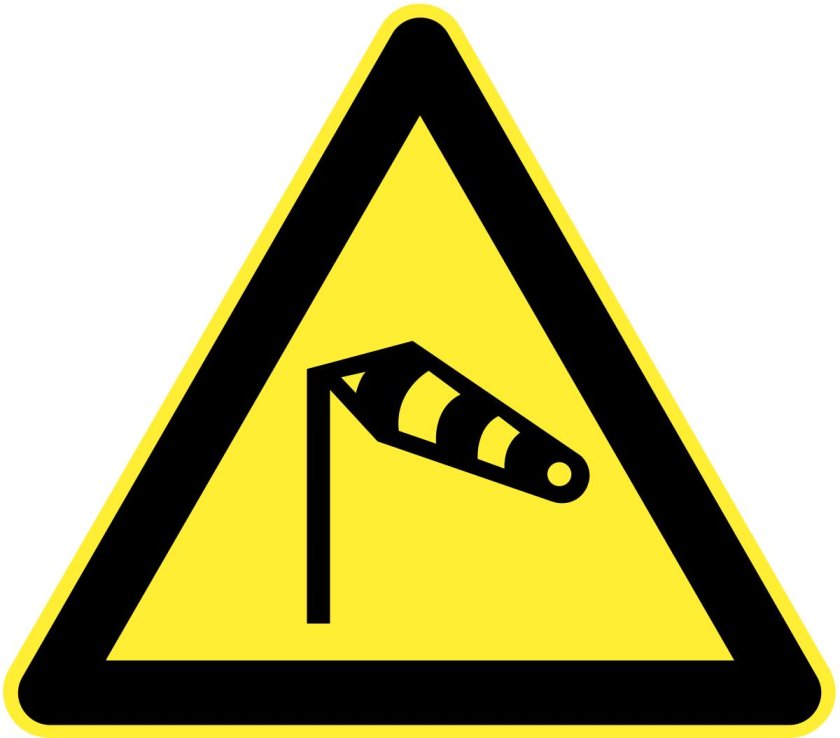 Знак боковой ветер