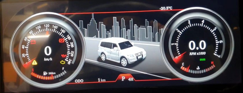 Тюнинг панели приборов Паджеро 4