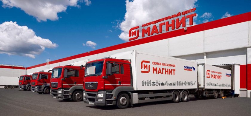 Грузовики компании магнит