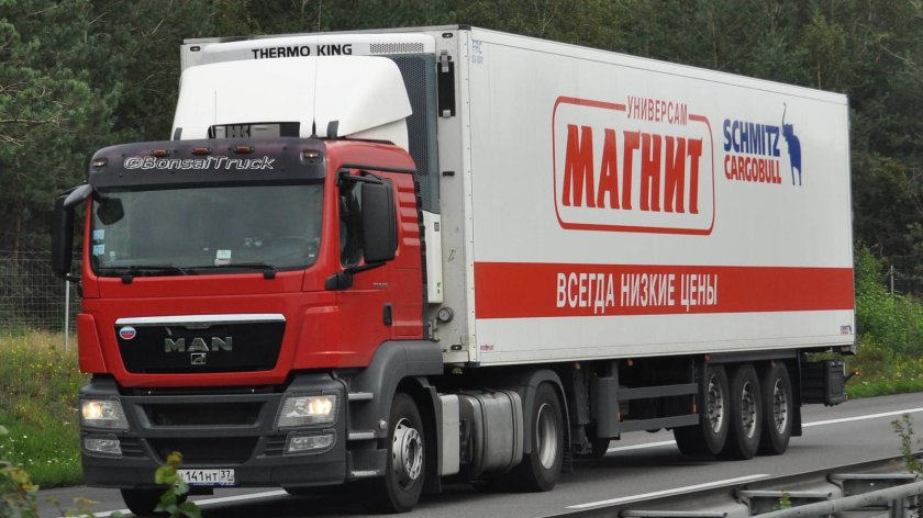 Грузовик ман ТГС магнит