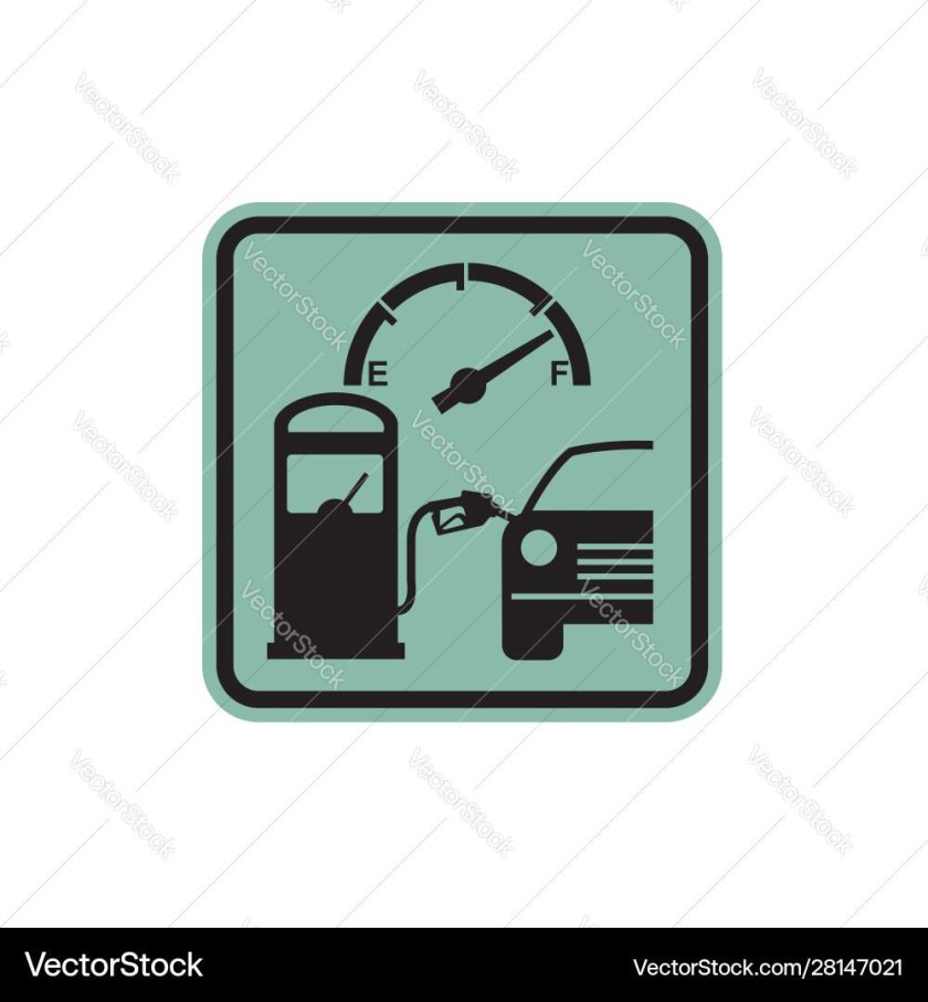 Знак бензоколонки