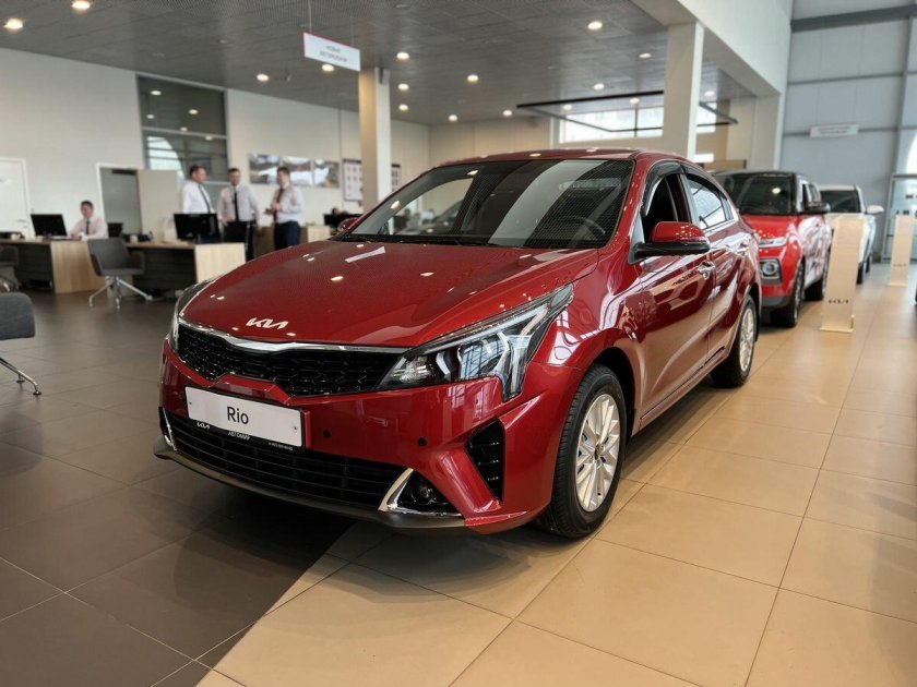 Киа рио 2022 седан красный