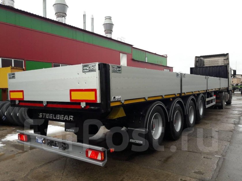Бортовой полуприцеп Steelbear