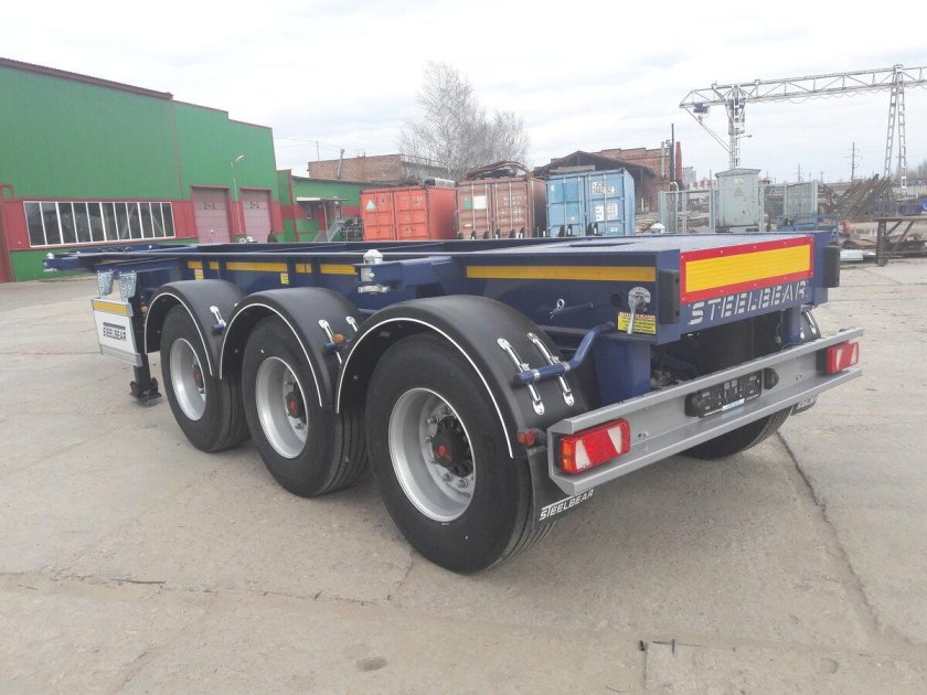 Полуприцеп-контейнеровоз pk-24p