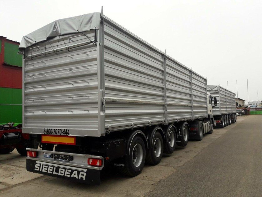 Полуприцеп зерновоз Steelbear
