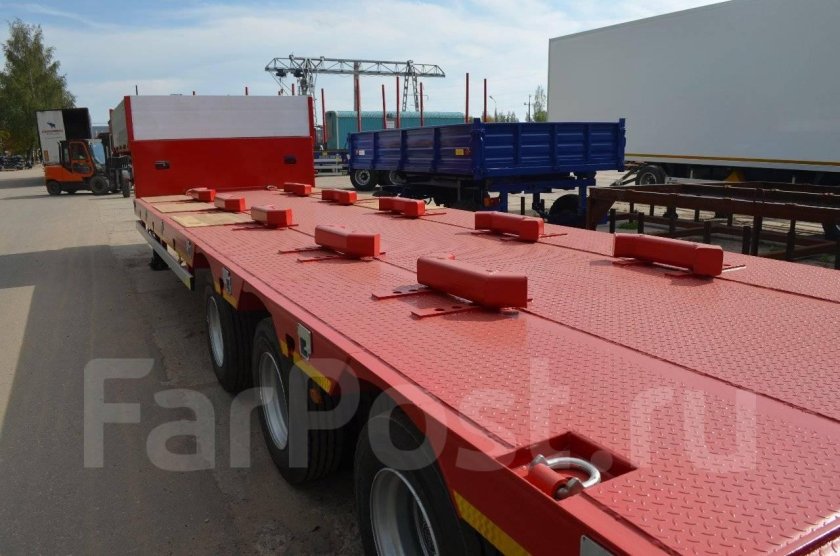 Полуприцепы-тяжеловозы, грузоподъемность 20 т