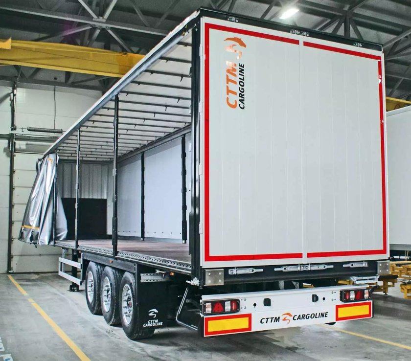 ЦТТМ шторный полуприцеп