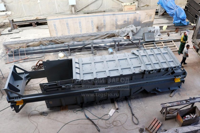 Шахтный скиповый подъемник