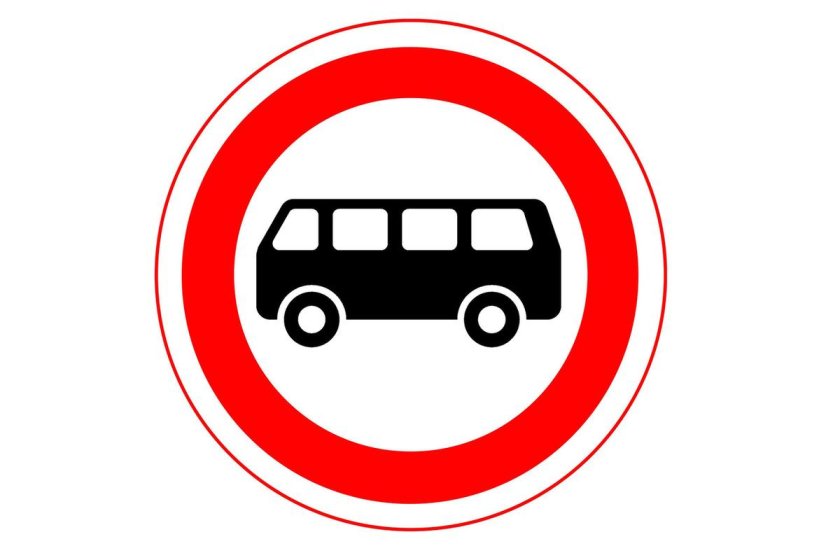 Знак 3.34 движение автобусов запрещено