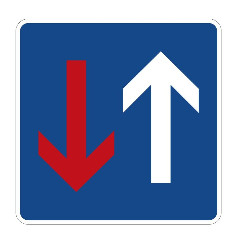 Знак преимущество перед встречным движением