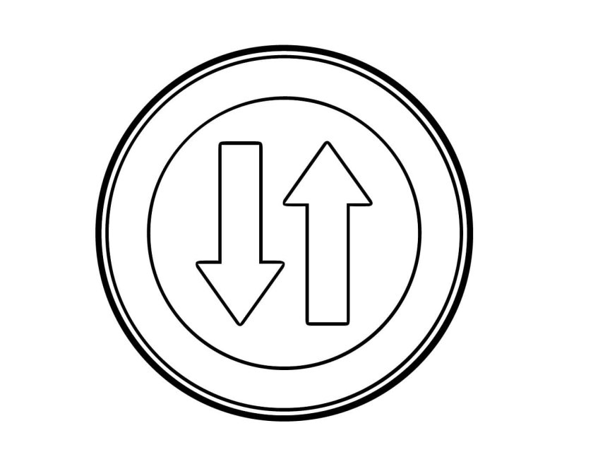 Знаки дорожного движения раскраска