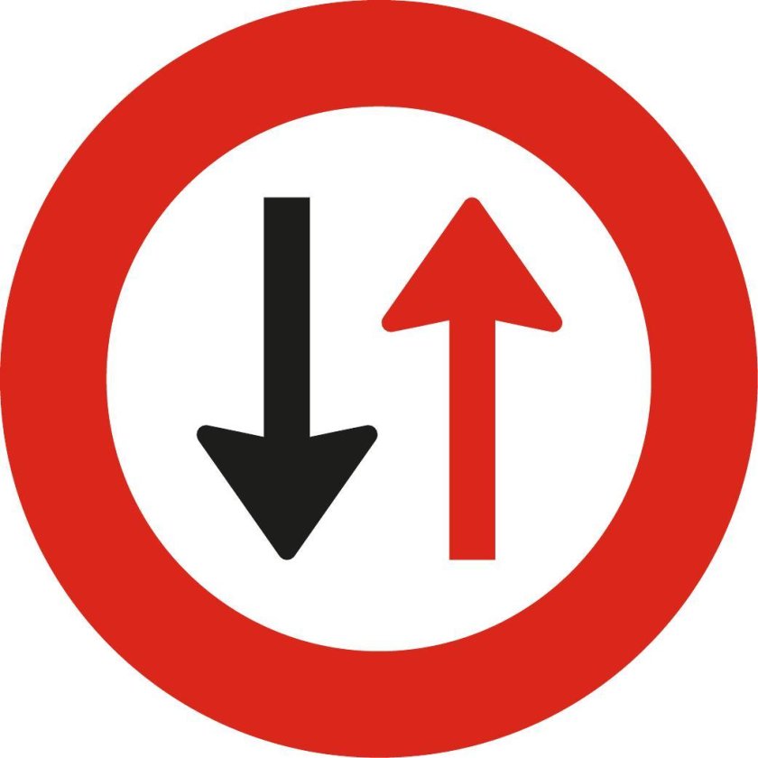 Дорожный знак гидрант