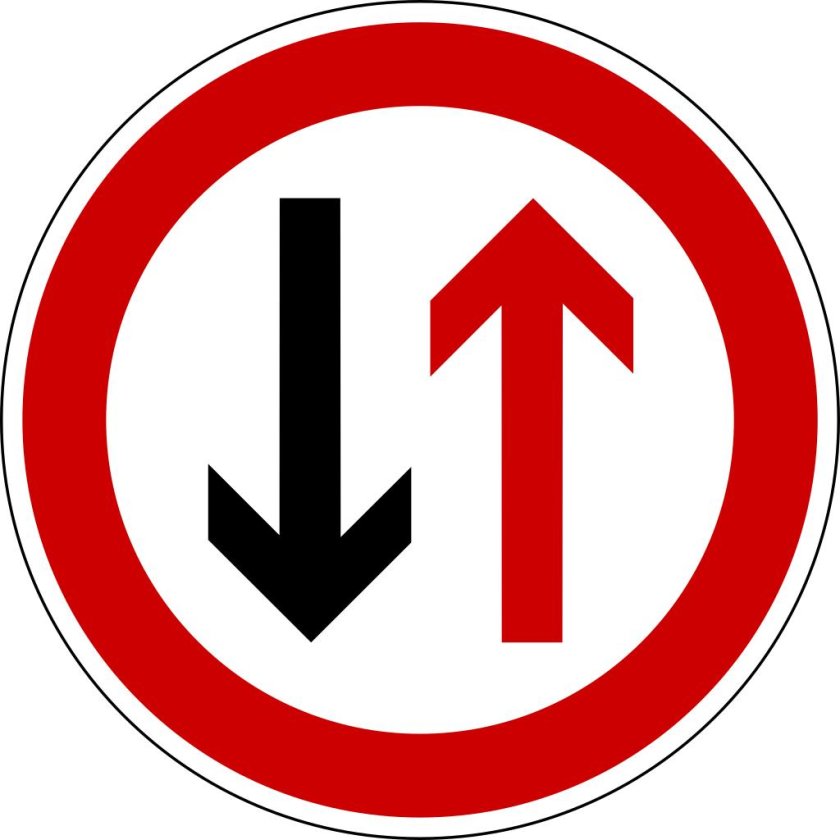 Дорожные знаки приоритета