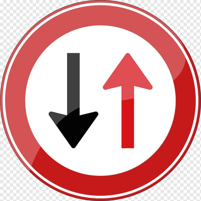 Дорожный знак стрелка