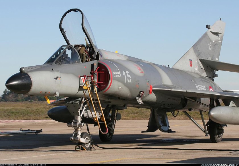 Dassault super Etendard кабина