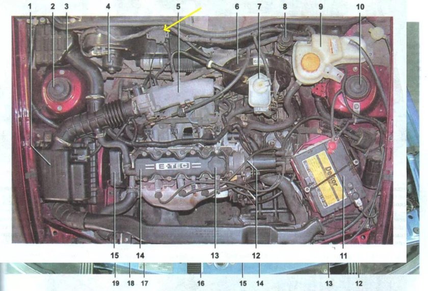 Датчики Дэу Нексия 1.5 16 клапанов