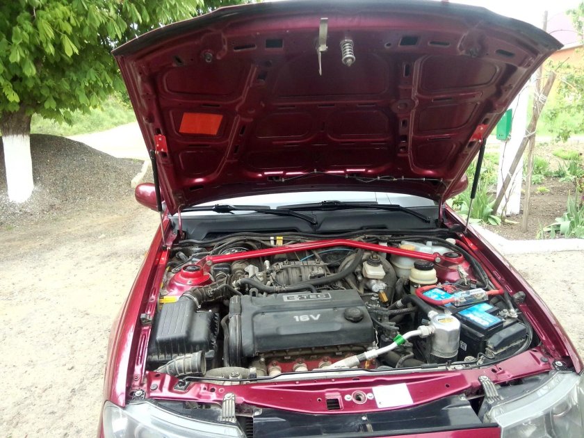 Газовые упоры капота Дэу Нексия n150