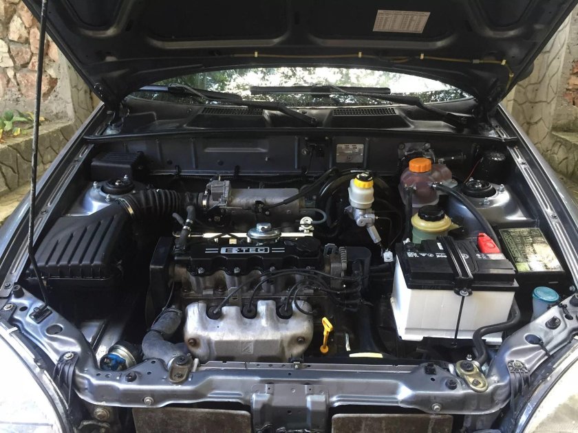 Подкапотное пространство Фиат Альбеа