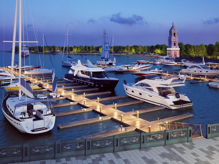Яхтенный причал
