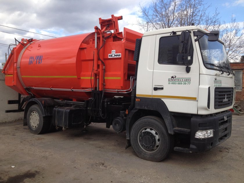 Мусоровоз МАЗ ко 449 35