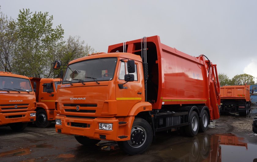 КАМАЗ 65115 мусоровоз ко-427-80