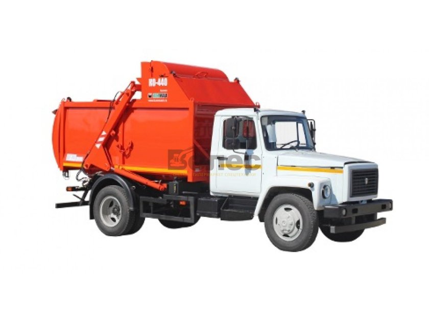 Мусоровоз на базе ГАЗ 3309 ко 440-2, 440-1 ИКО 503в2