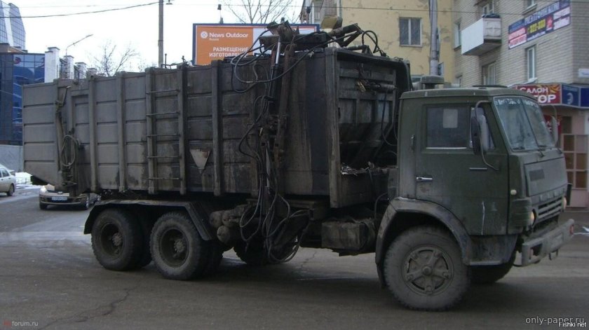 КАМАЗ мусоровоз ко 415