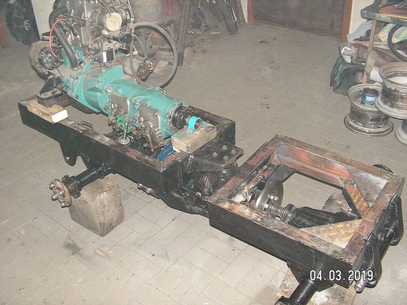 Минитрактор с двигателем 2108