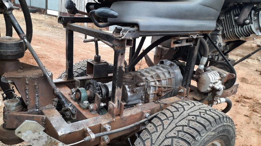 Минитрактор переломка 4 х