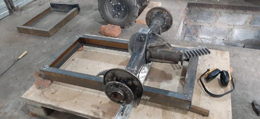 Самодельный минитрактор переломка 4 х