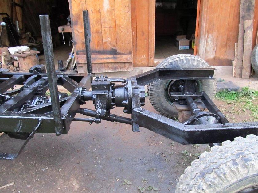 Узел перелома минитрактора 4х4 заводской