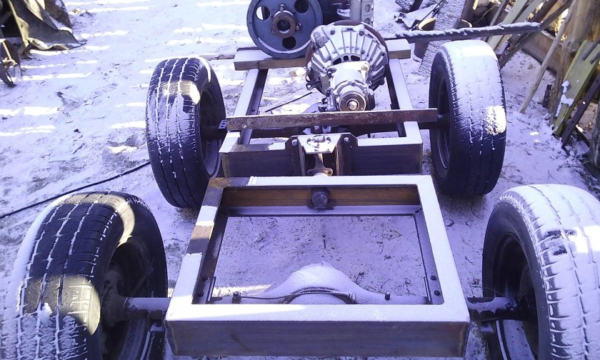 Минитрактор переломка 4х4