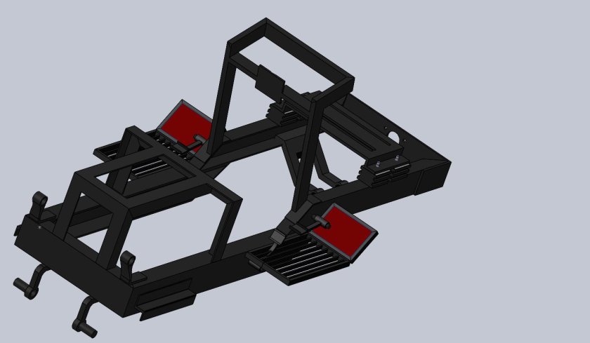 Шарнирная рама минитрактора