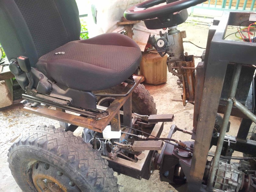 Трактор переломка