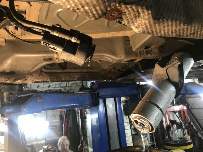 Замена топливного фильтра BMW x3 f25 дизель