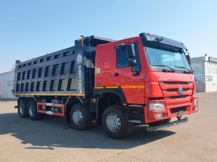 HOWO t5g 8x4 самосвал