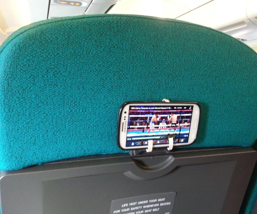 Держатель для телефона в самолете с7